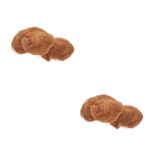 Abaodam 2 Pezzi Tappetino Cocco per Vaso Piante Copertura Traspirante e Resistente per Giardino Pacciamatura Naturale per Substrato Piante Aromatiche Conserva Umidità del Terreno