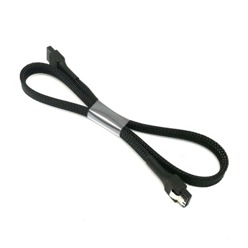 Cable de Datos SATA 3.0 60 cm Negro