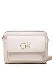 Calvin Klein RE-Lock Camera Bag W/Flap JCQ K60K609685, Bolsos Cruzados para Mujer, Morado (Sand), OS