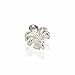 Zinc Die Cast Fleur De Lis Cabinet Knob Packaged with one 8/32" x 1-1/8" screw (HR925SN)