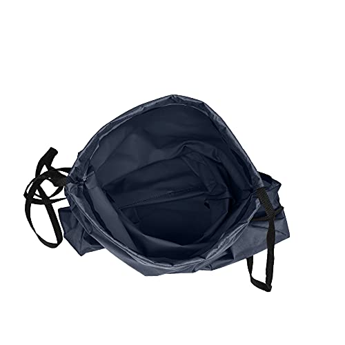 Image of DIVULGE Small Size Polyester Multi Utility Gym Drawstring Backpack(Grey , 16 L)