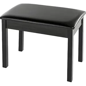 Yamaha BB1 Padded Bench for the Yamaha P65 and DGX520; Black Finish