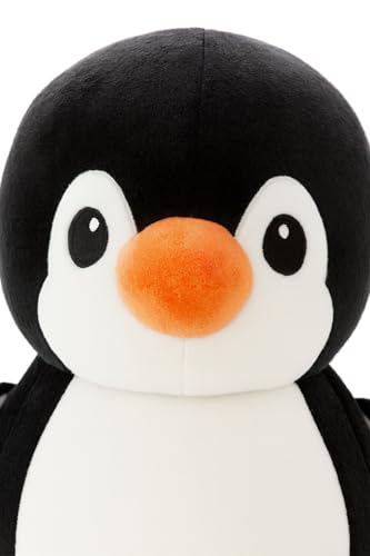 Image of NSA Penguin Soft Toy | Cute & Huggable Plush Stuffed Animal for Kids | Cuddly Cartoon Penguin Plush Doll | Soft Toy for Babys I Birthday Gift & Room Decor Toy (25 cm, Black & White)