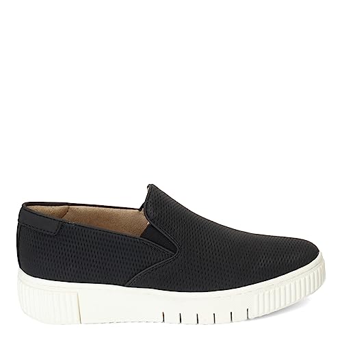Women's Natural Soul, Tia Platform Sneaker, Black, 9.5 Wide by Naturalizer - Used condition - Image 4