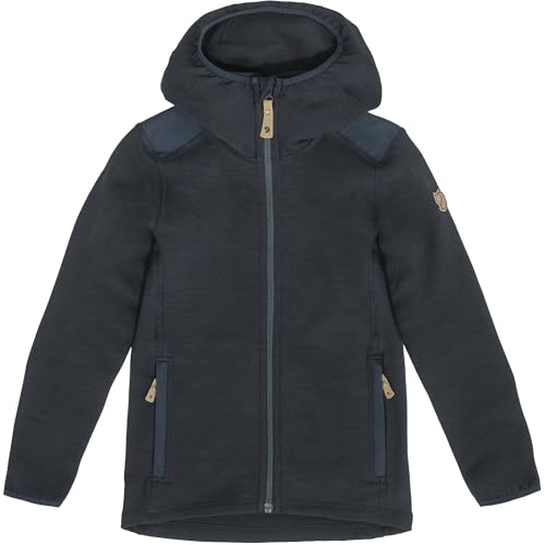 Fjällräven Kinder Keb Fleece Hoodie, Dark Navy, 152