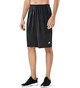 DEVOROPA Men's Athletic Basketball Shorts Loose-Fit Performance Sports Workout Shorts Zipper Pockets