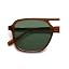 Brown Frame Green Lens