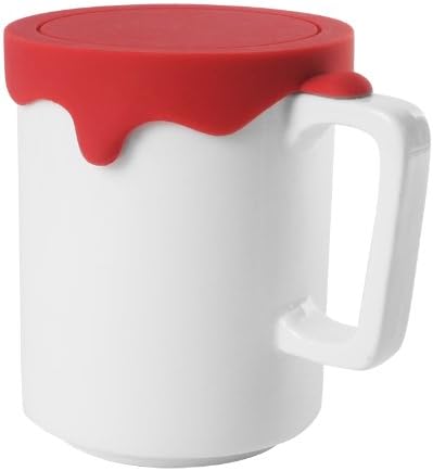 Gattola Tall Ceramic Paint Mug, Red