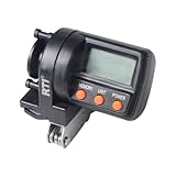 Perfeclan Angelschnur-Zähler-Tackle-Tool, LED-Bildschirm, 0–999 m, kompaktes Zubehör, Messgerät, Ausrüstung zum Aufspulen, Angeln, Outdoor-Enthusiasten
