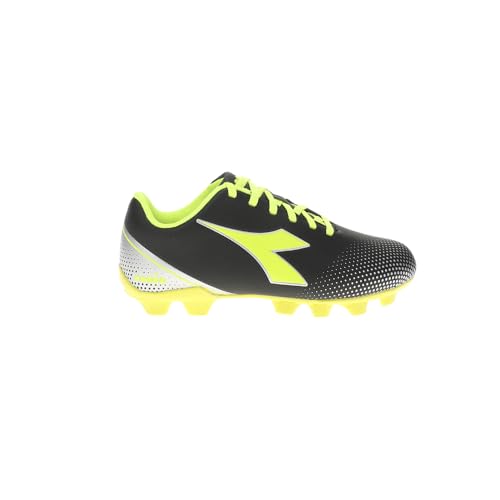 Diadora Kids Boys Pichichi 7 Md Soccer Cleats - Black, Yellow - Size 4.5 M