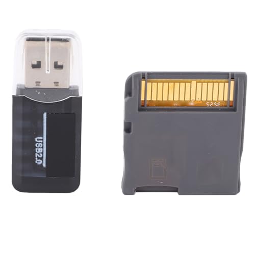 Yanmis Cartucho R4 SDHC Gold Pro 2026 Dual Core Compatible con 2DS 3DS LL MD GB GBC FC PCE, con Adaptador de Tarjeta, Plug and Play (Grey)