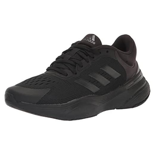 adidas Tênis de corrida feminino Response Super 3.0, Preto/Preto/Branco, 11