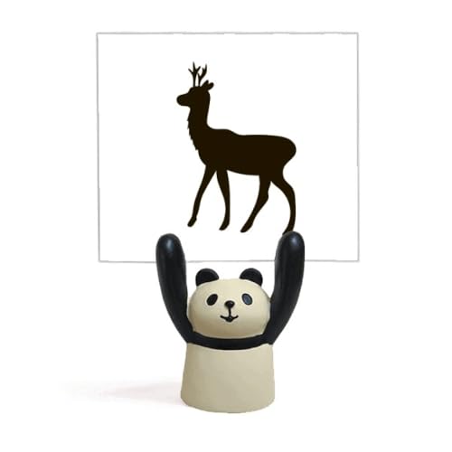 Support chevreuil noir panda idée cadeau originale pour anniversaire et fête