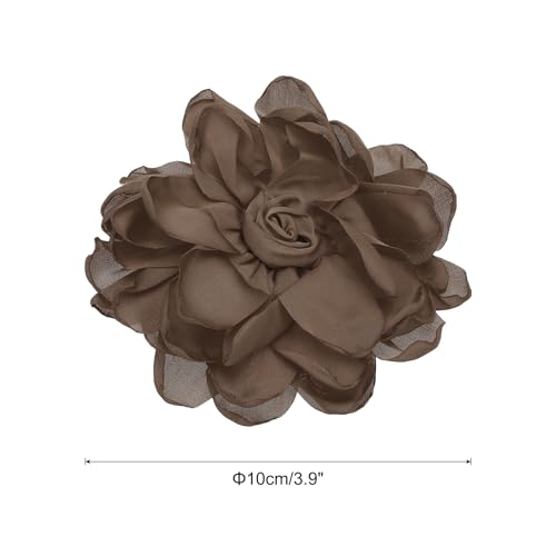 Image of PATIKIL Rose Flower Hair Clips, Fabric Brooch Pins for Women Wedding Party Dance Dress Clothes Accessories Valentine's Day Gifts