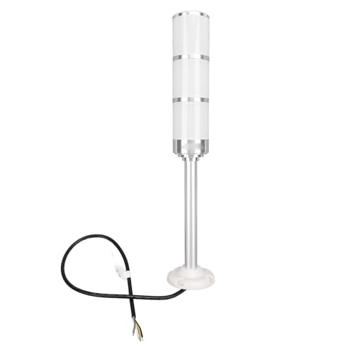 3 Layer LED Tower, High Brightness Lower Power Consumption Enduring Tower Light with Sound Light Alarm for Mechanical Equipment DC 24V