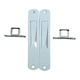 Aluminium Touch Lock for UPVC Sliding Window, Pack of 1 Pair (2Pcs) (Left & Right)