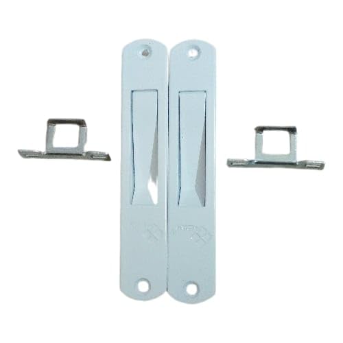 Aluminium Touch Lock for UPVC Sliding Window, Pack of 2 Pair(4 Pcs) (Left & Right)