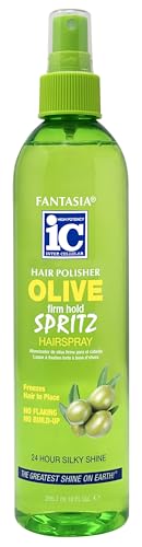 Fantasia Hair Polisher Spritz Hair Spray Olive Firm Hold 10.0 Fl Oz miniatura 1