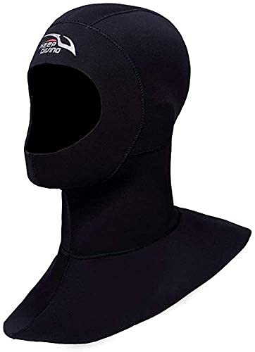Capucha de buceo de neopreno de 3 mm con hombro con capucha para traje de neopreno para hombres y mu