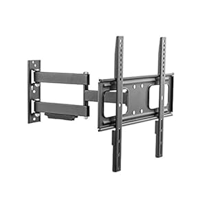 Mount Plus MP-LPA36-443W Outdoor Full Motion Swivel Weatherproof Tilt TV Wall Mount for Most 32”~70” TVs Perfect Solution for Outdoor TV (Max VESA 400×400)