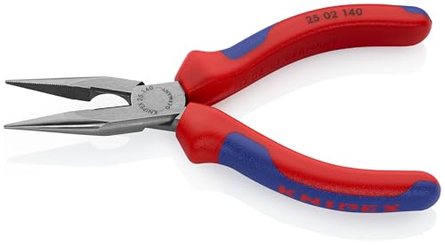 KNIPEX Tools - Long Nose Pliers with Cutter, Multi-Component (2502140), Yellow - Image 3