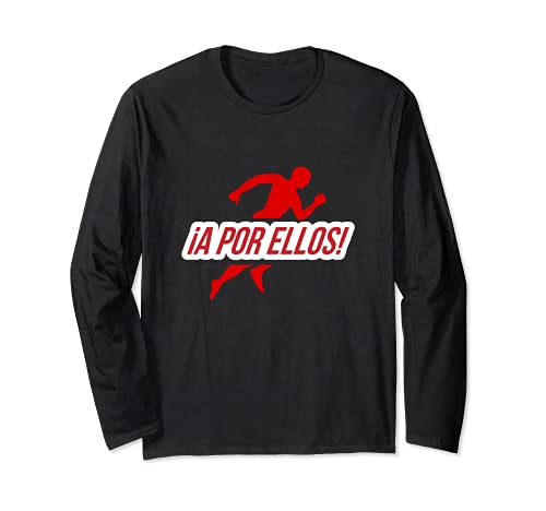 Spain Flag Long Sleeve T-Shirt, Black