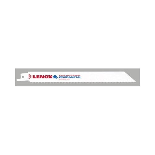 Reciprocating Saw Blades 5-Pack - 8" Bimetal 10/14 Tooth For Wood & Plastic - View #3