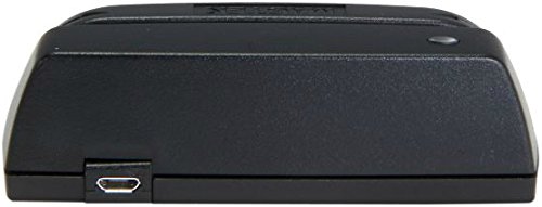 Magtek 21073062 Dynamag Magnesafe Triple Track Magnetic Stripe Swipe Reader With 6' Usb Interface Cable, 5V, Black #TOP3