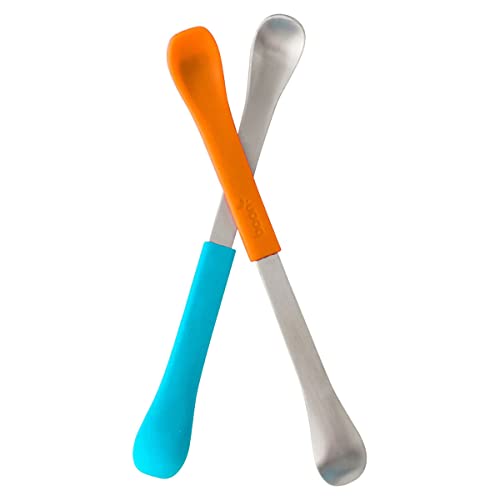 Boon Swap 2-in-1 Baby Spoon, Blue/Orange