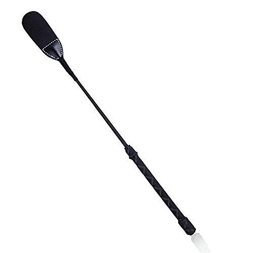 E-FirstFeeling 18 Inch Riding Crop for Horses Leather Equestrian Horse Whip Jump Bat