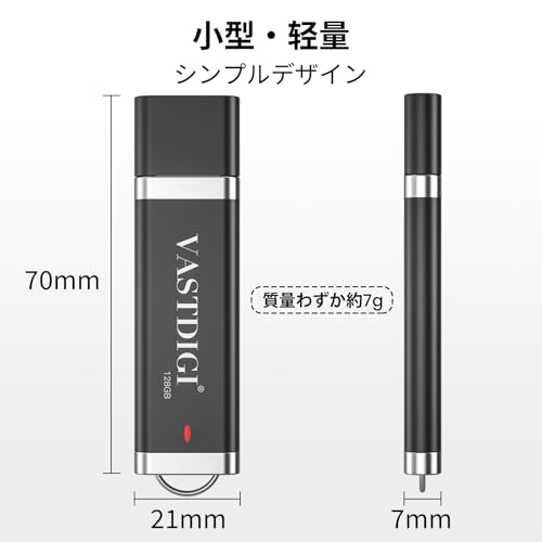 VASTDIGI USBメモリ 128GB USB2.0