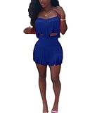 Womens Sexy 2 Piece Outfits Sleeveless Crop Top Feather Tassels Bodycon Mini Dress Outfits Clubwear
