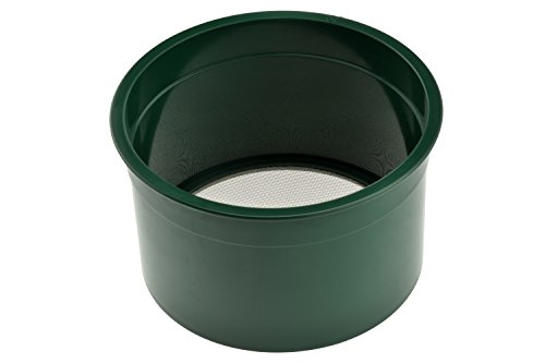 SE 5.5" Mini Stackable Sifting Pan, 40 Holes/Square Inch - GP4-40