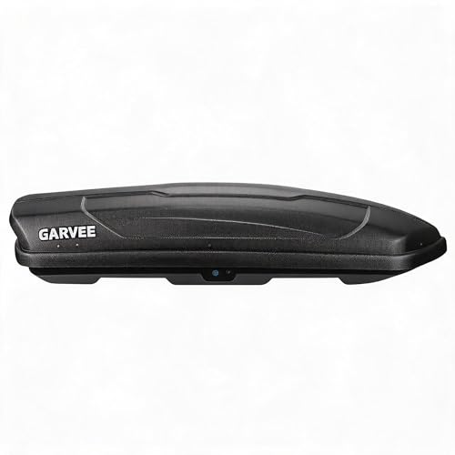 Garvee Rooftop Cargo Box Carrier,Dual-Side Opening Vehicle Hard-Shell Carriers, Roof Mount Travel...