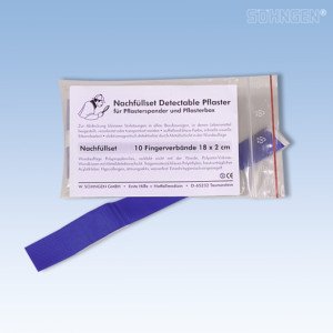 Söhngen Fingerverband detectable Nachfüllset 18x2cm VE=10 Stück