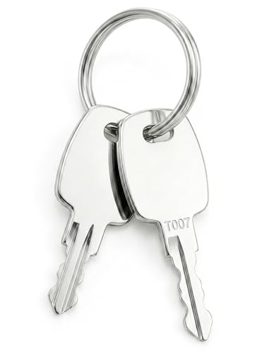 TSA Master Luggage Key Compatible with 002 and 007 Locks Replacement TSA Key for Travel Suitcase Emergency Unlock Set with Key Ring