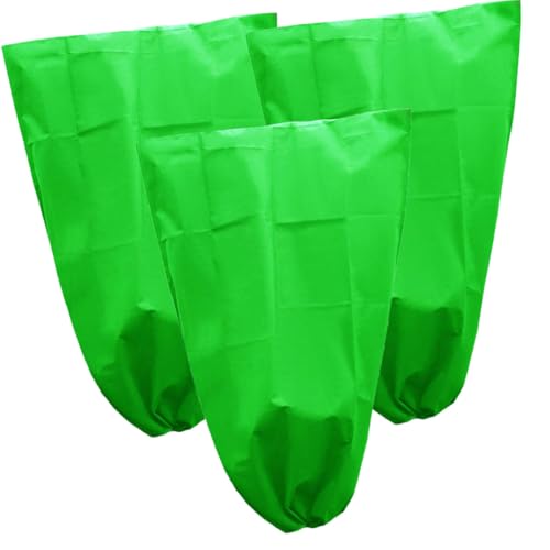 GARIOUANS 3 Stück Frostfeste Pflanzen Schutzhüllen aus Atmungsaktivem Vliesstoff Winterfeste Abdeckung für Obstbäume Sträucher und Kleine Bäume Schützt vor Frost Sonne und Vögeln