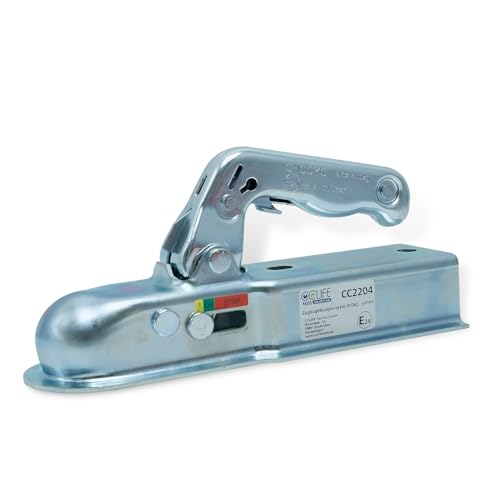 CCLIFE Zugkugelkupplung 800kg Zugmaul Anhanger Vierkant 60mm PKW Universal Zugkugelkupplung Zugmaul Anhängerkupplung Kupplung Anhänger