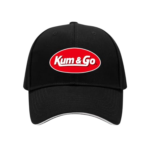 Kum & Go Logo Gorra Negra Ajustable miniatura 2