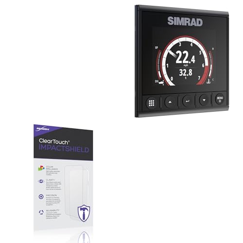 BoxWave Screen Protector Compatible with Simrad IS35 - ClearTouch ImpactShield (2-Pack), Impenetrable Screen Protector Flexible Film