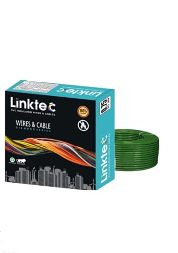 Image of PVC Insulated Wire 90 Meter Copper Wire (GREEN, 0.75 SQ MM)