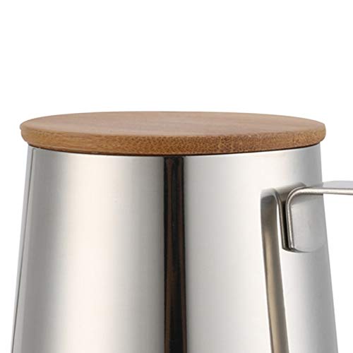 Chaleira Bule de Aço Inox Cafeteira de Aço Inoxidável- 350 ml