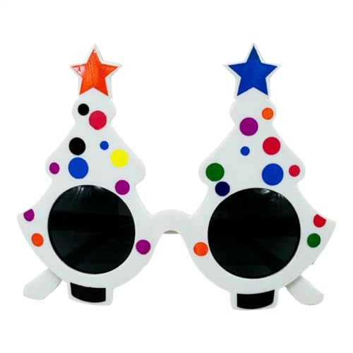 Gafas de sol de árbol de Navidad, gafas de cosplay para festivales, gafas de Navidad para niños, gafas de decoración de vacaciones, gafas de sol de árbol de Navidad para niños, gafas de cosplay para