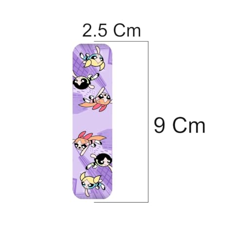 Image of Zesta Magnetic Bookmark for Books | Set of 7 Book Marks Aesthetic Magnetic | Cute Book Marker | Accessories for Booklovers & Gifts (Cartoon Magnetic Bookmarks, 9X2.5 Cms)