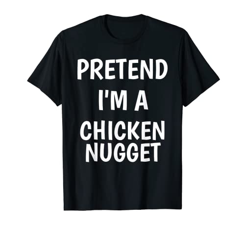 Disfraz de pepita de pollo para fiesta de Halloween perezosa Camiseta