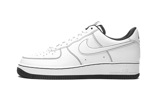 Image of Nike Men's Air Force 1 '07 An20 Basketball Shoe, White Black, 15