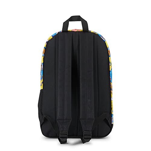 The Simpsons Homer Allover Backpack Krusty The Clown, Homer, Bart and Lisa Bookbag - Knapsack for All