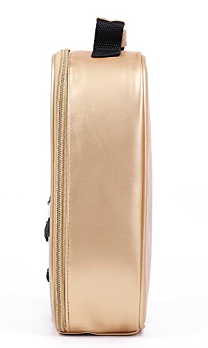 Ontesy Game Console Lunch Box Leather Reusable Lunch Bag Waterproof Thermal Insulated Mini Cooler For Boys Girls Kids Toddlers Teens For Picnic School Daycare (Gold) #TOP3