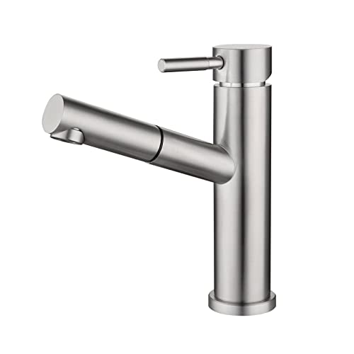 Robinet extractible de salle de bains pour laver facilement les cheveux au lavabo