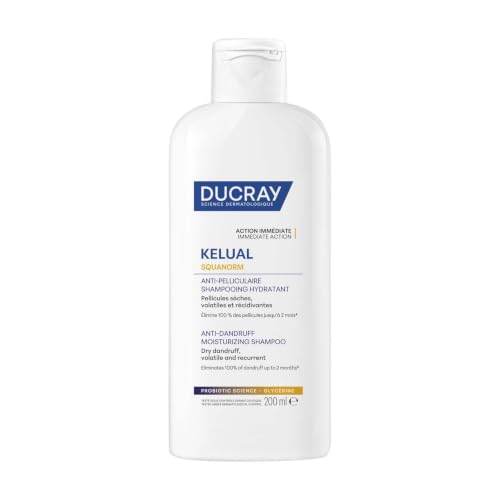 DUCRAY - Champú anticaspa Kelual Squanorm - Caspa Seca - 200 ml